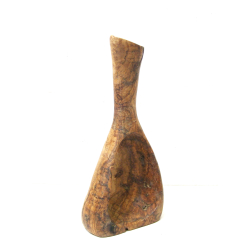 Rzeźba Wazon z drewna oliwnego Hand made